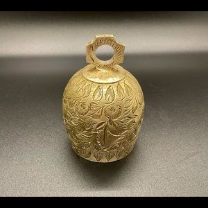 Vintage solid brass bell — made in India